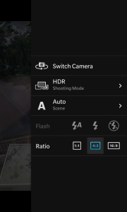 Setting HDR di kamera BlackBerry Z10
